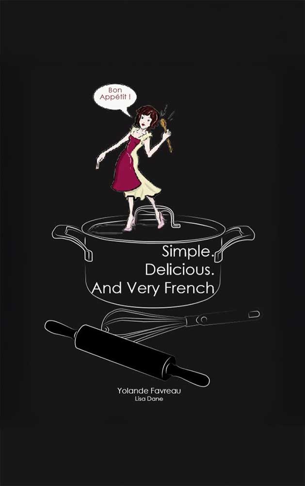 simple delicious book cover